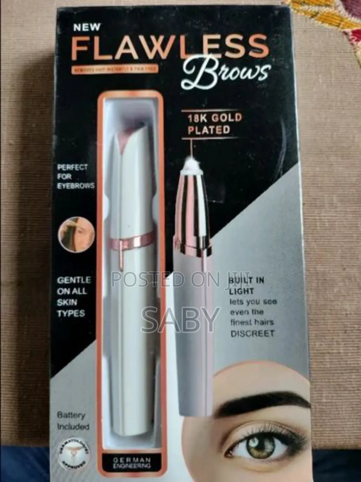 Touch Flawless Brows Rechargeable Electric Eyebrow Trimmer