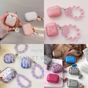 Premium Airpods Case Cover With Keychain