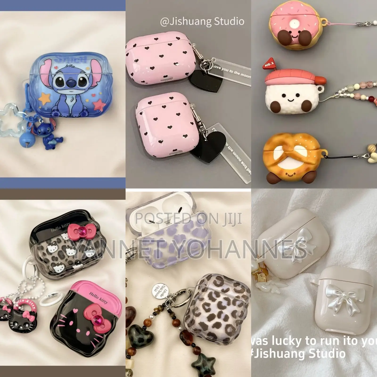 Premium Airpods Case Cover With Keychain