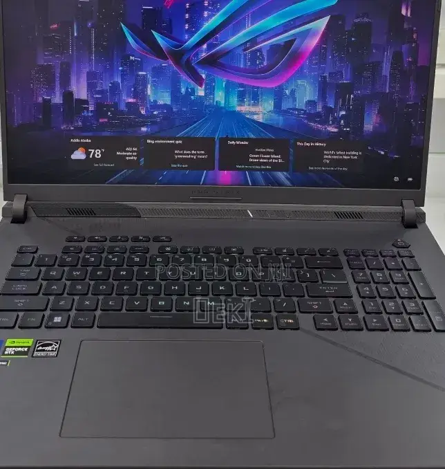 New Laptop Asus ROG Strix G17 16GB Intel Core i9 SSD 1T