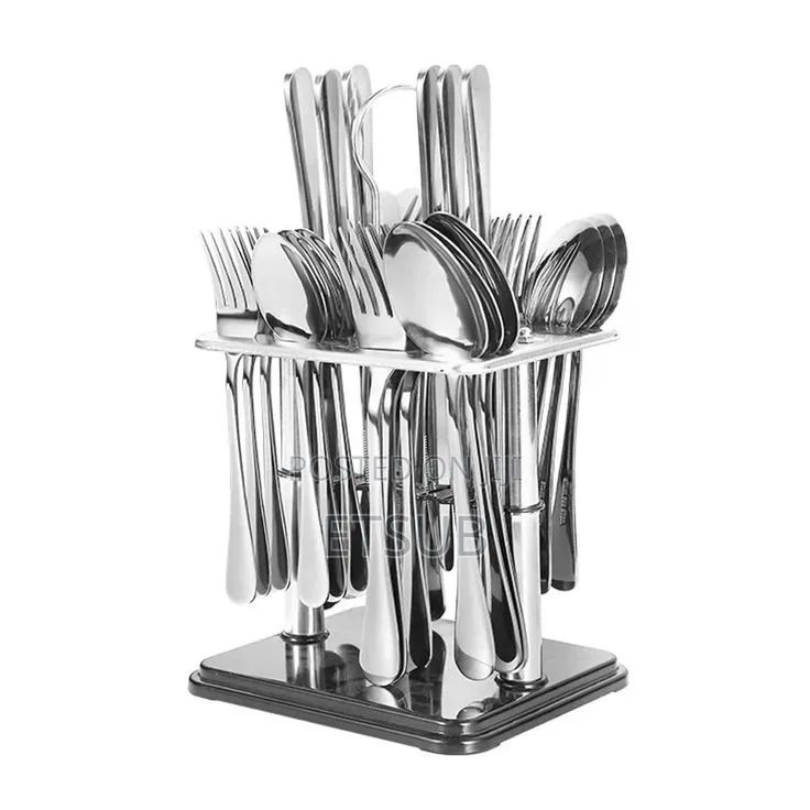 24-Piece Stainless Steel Cutlery Set