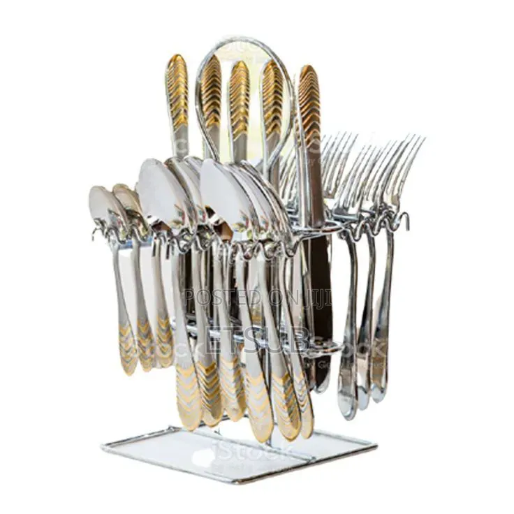 24-Piece Stainless Steel Cutlery Set