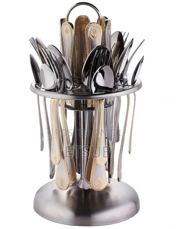 24-Piece Stainless Steel Cutlery Set