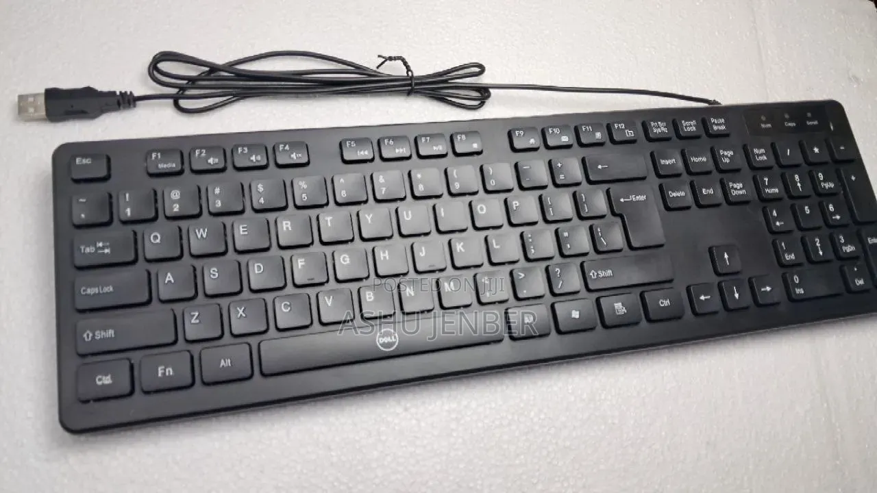Dell Usb Wired Keyboard. Key Features Include: