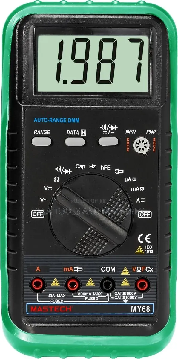 Mastech My68 Digital Multimeter Advanced Auto-Ranging Multimeter