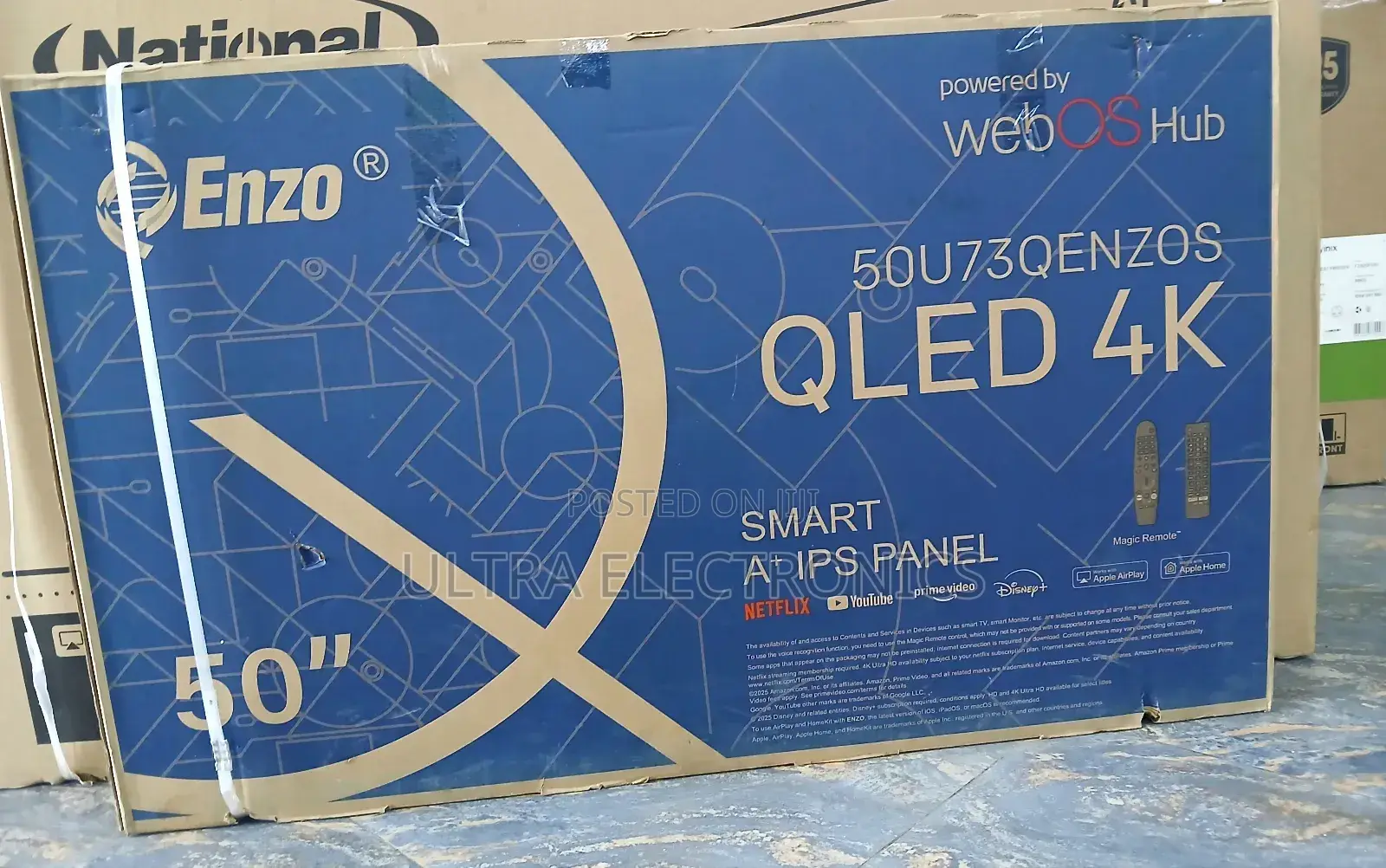 Enzo 50" Qled Smart Tv (Model 50u73qenzos). Display: 50-inch Qled