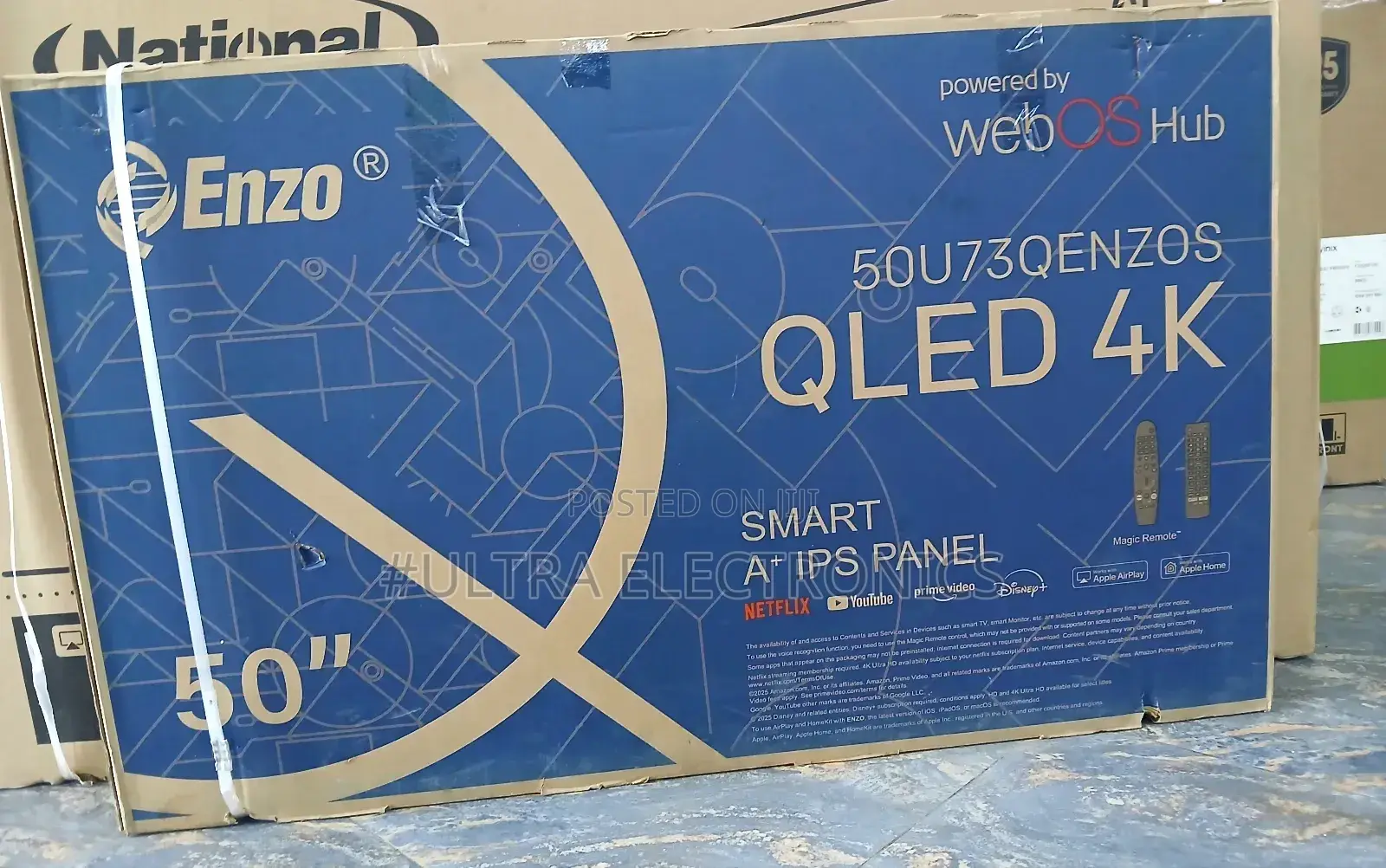 Enzo 50" Qled Smart Tv (Model 50u73qenzos). Display: 50-inch Qled