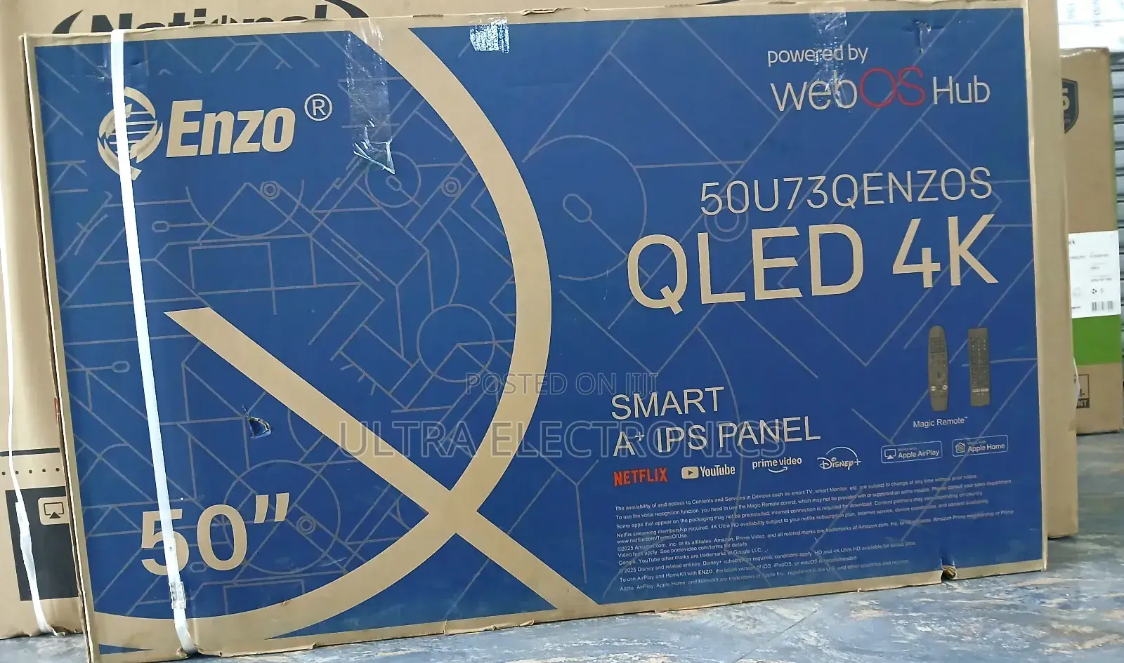 Enzo 50" Qled Smart Tv (Model 50u73qenzos). Display: 50-inch Qled