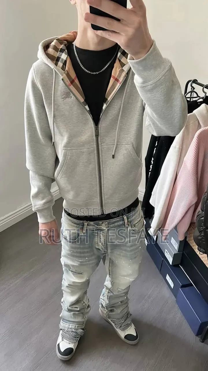 Burberry Zipper Hoodie
