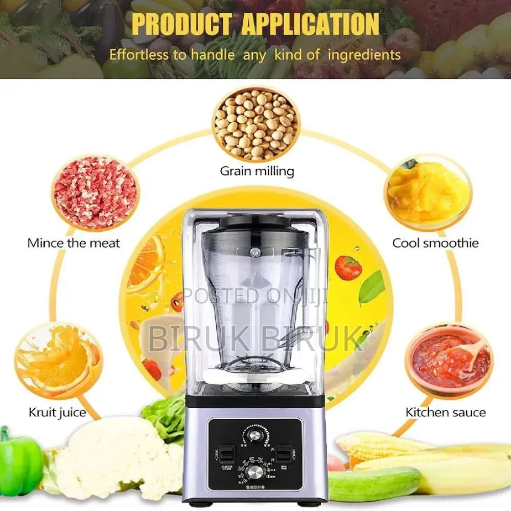 Sokaboss Silent Commercial Smoothie Blender