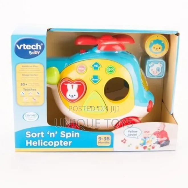 Vtech Baby Sort ‘N’ Spin Helicopter – 9-36 Months
