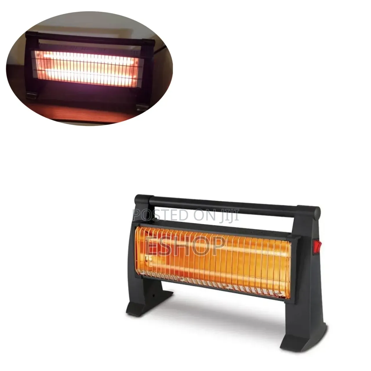 Kumtel/Luxell Two-bar Radiant Heater With Safety Switch