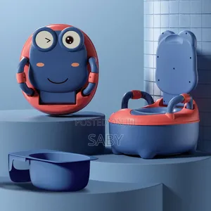 Rabbit-Themed Plastic Potty Training Chair for Kids