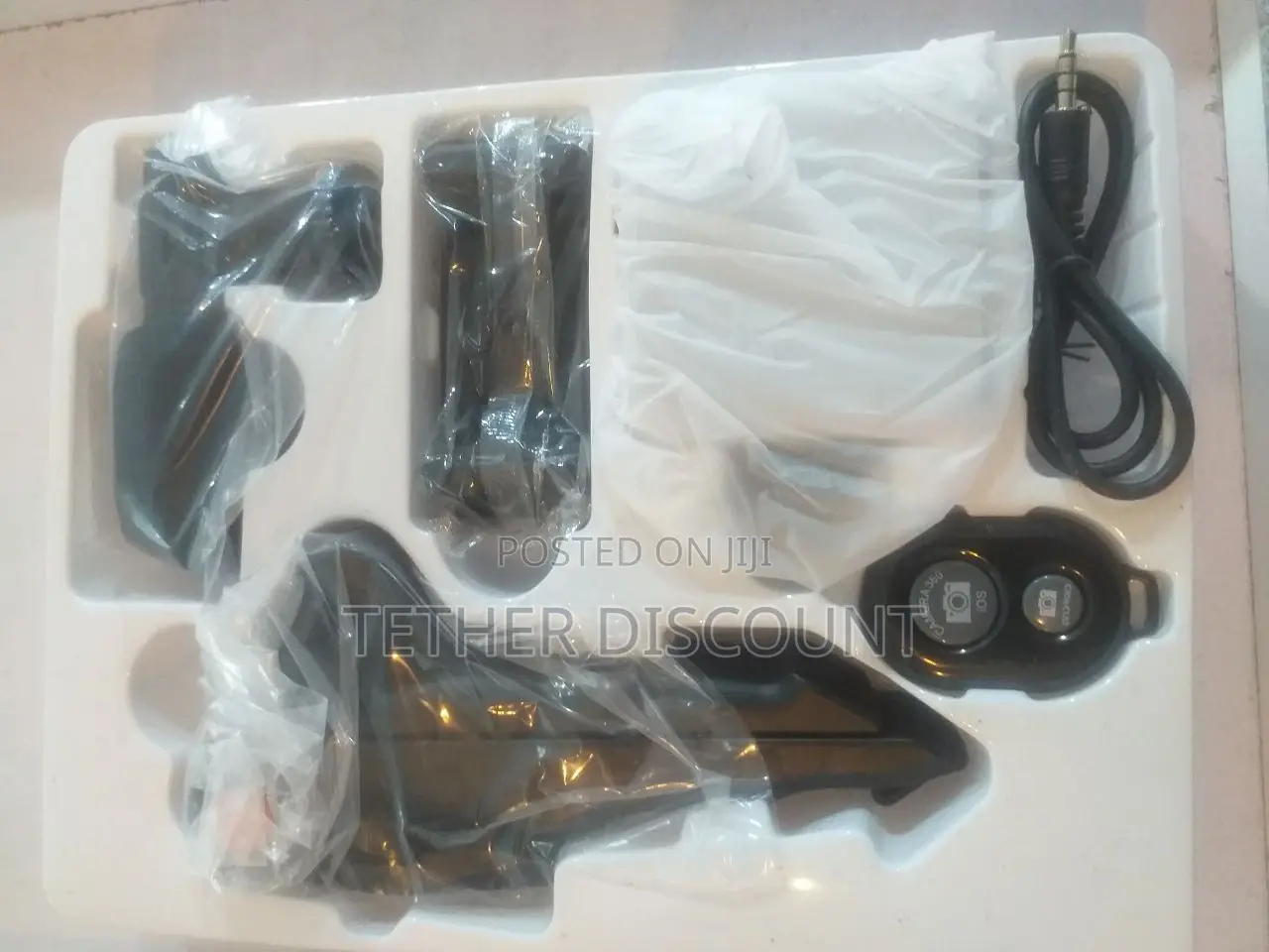 Video Vlogger Kits Microphone Led Fill Light Mini Trip ባለ3 እግር