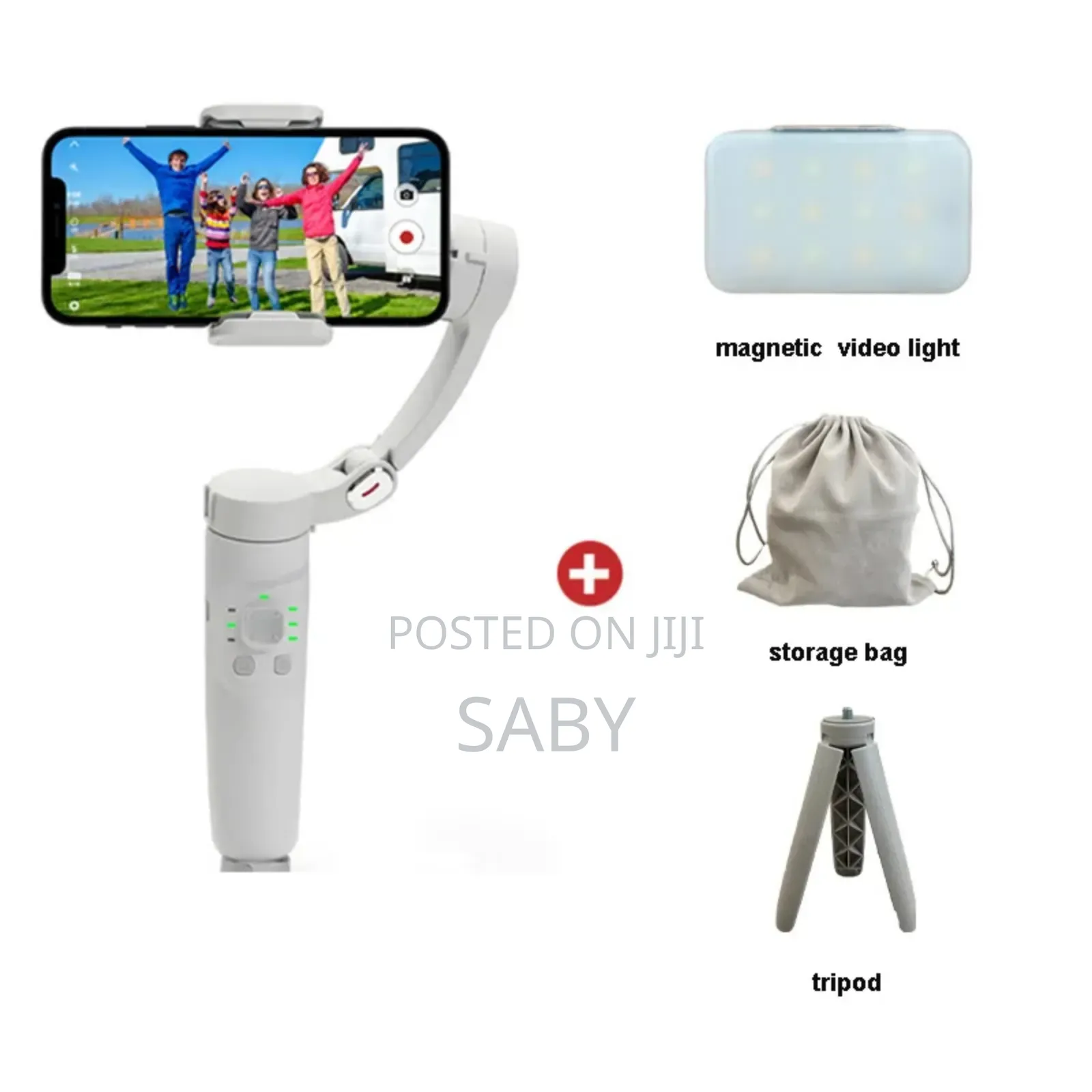Foldable Handheld Smartphone Gimbal Stabilizer. [1]