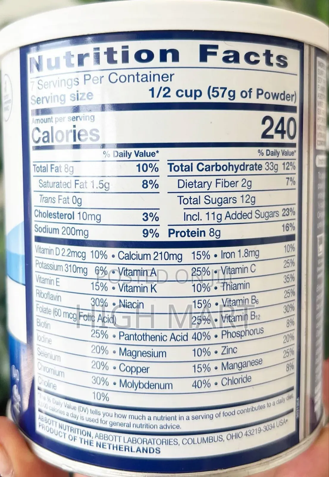 Ensure Original Nutrition Powder