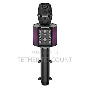 - Lenco Microphone - Bluetooth V4.2 - With Smartphone Holder
