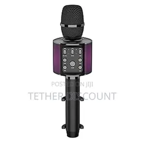 - Lenco Microphone - Bluetooth V4.2 - With Smartphone Holder