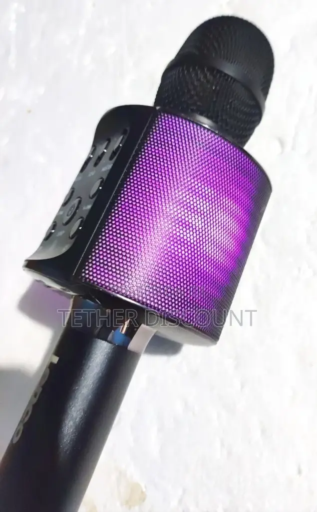 - Lenco Microphone - Bluetooth V4.2 - With Smartphone Holder