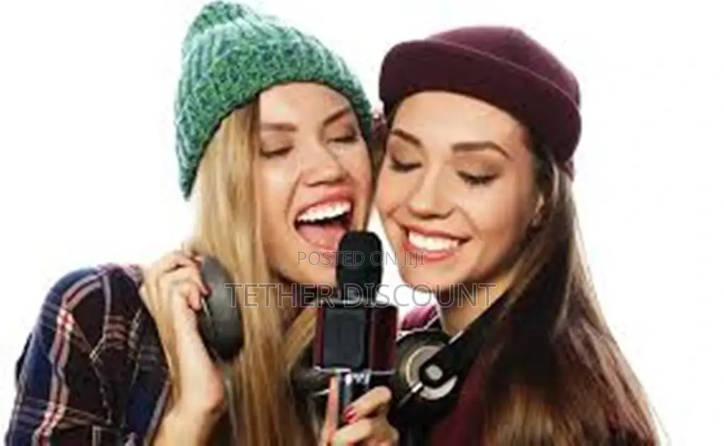 - Lenco Microphone - Bluetooth V4.2 - With Smartphone Holder