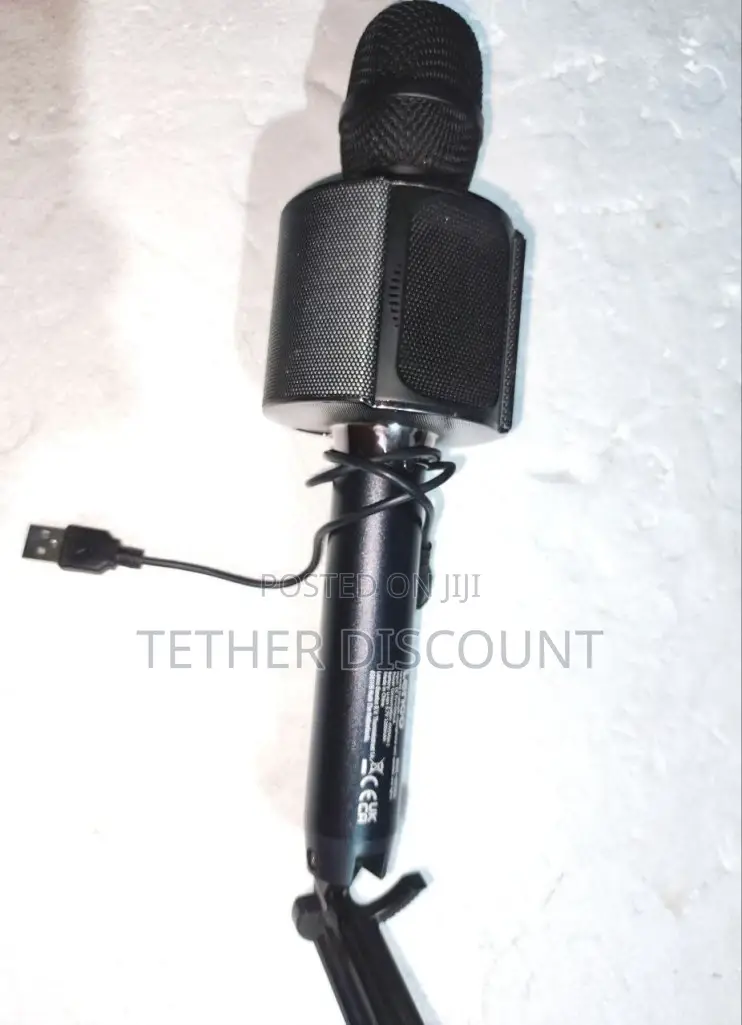 - Lenco Microphone - Bluetooth V4.2 - With Smartphone Holder
