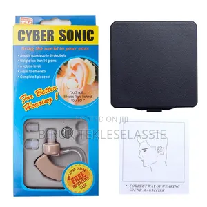 Cyber Sonic Ear Sound Amplifier Adjustable Tone Portable Hearing Aid