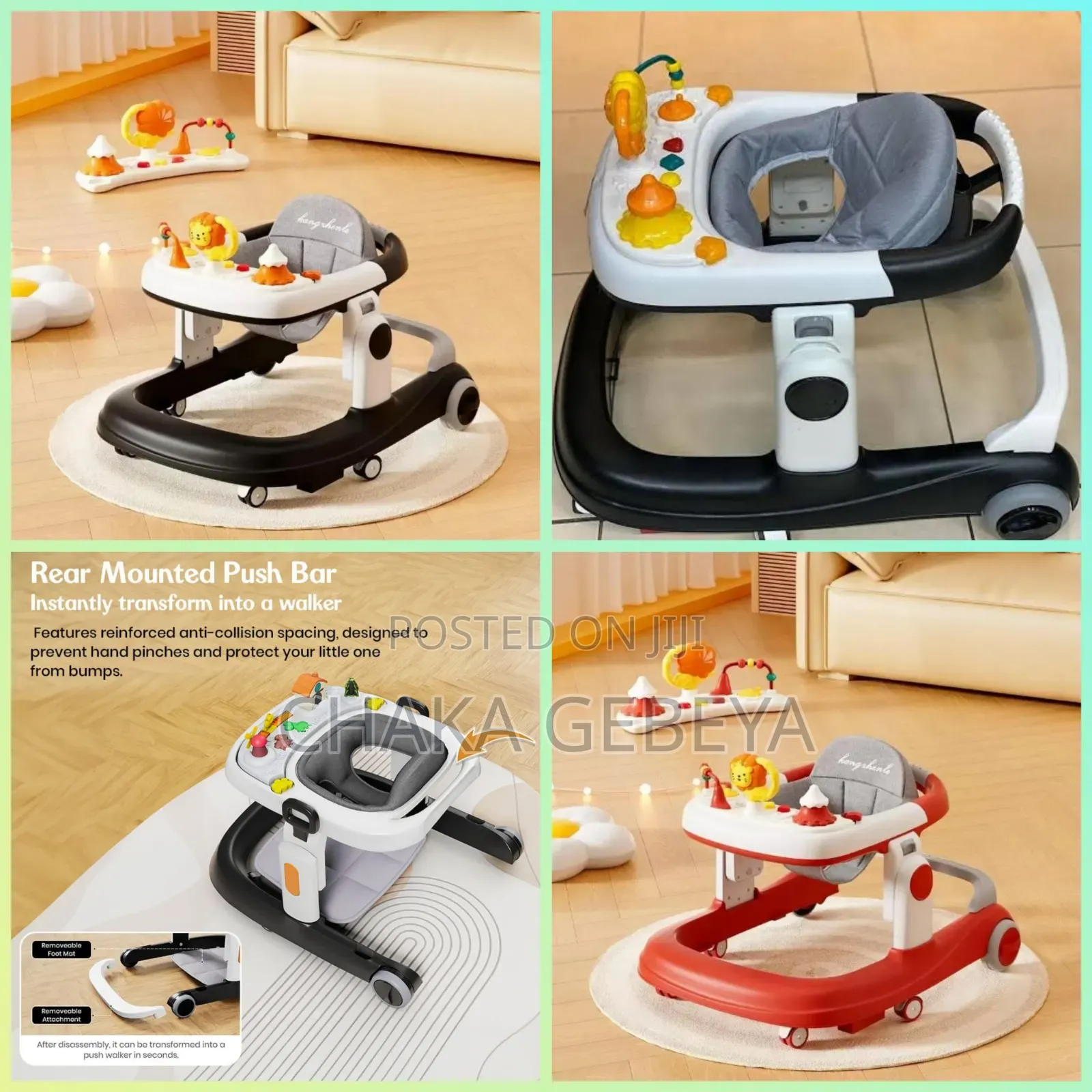 Luxury Baby Walker for Early Walking – Indoor Play Entertainment