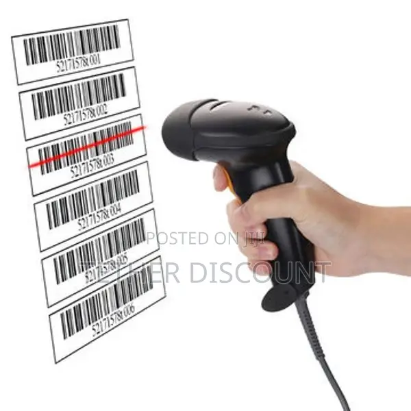 Yespos Wired Barcode Scanner አዲስ ስካነር