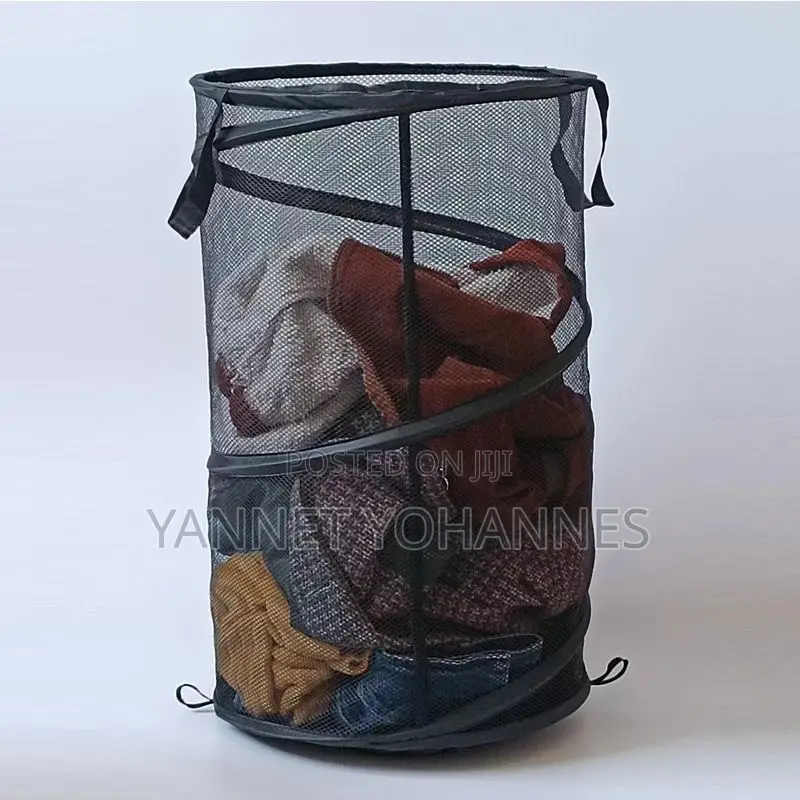 Foldable Mesh Laundry Basket