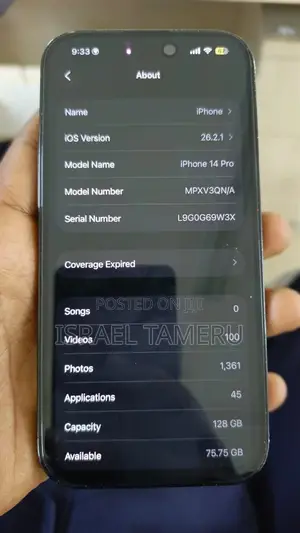 Apple iPhone 14 Pro 128 GB Black