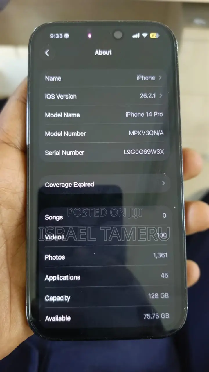 Apple iPhone 14 Pro 128 GB Black