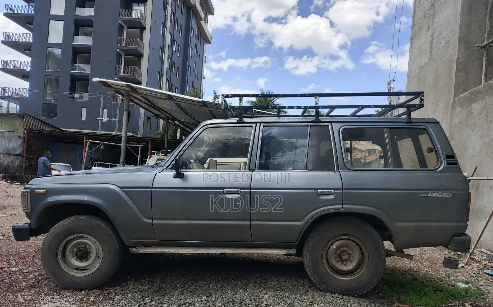 Toyota Land Cruiser 1988 Gray
