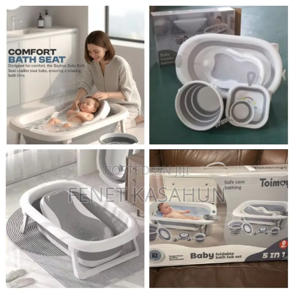 Baby Bath Tub With Accessories 5 in 1