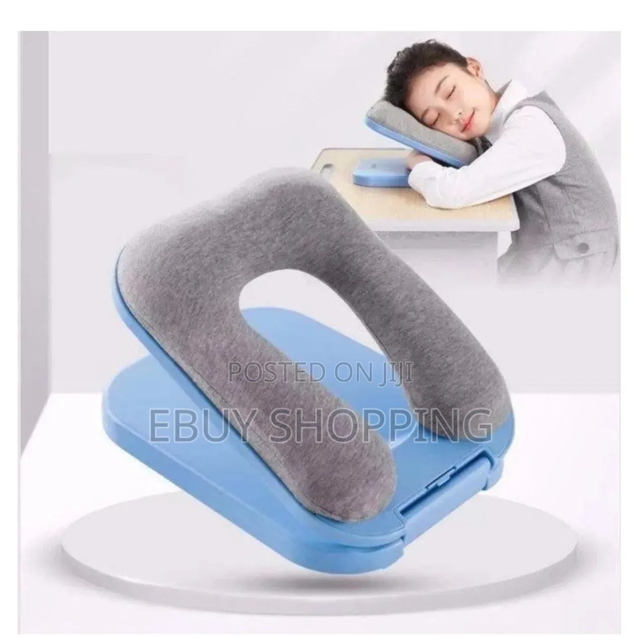 U-Shape Foldable Nap Pillow – Relieves Neck Fatigue for Office Workers