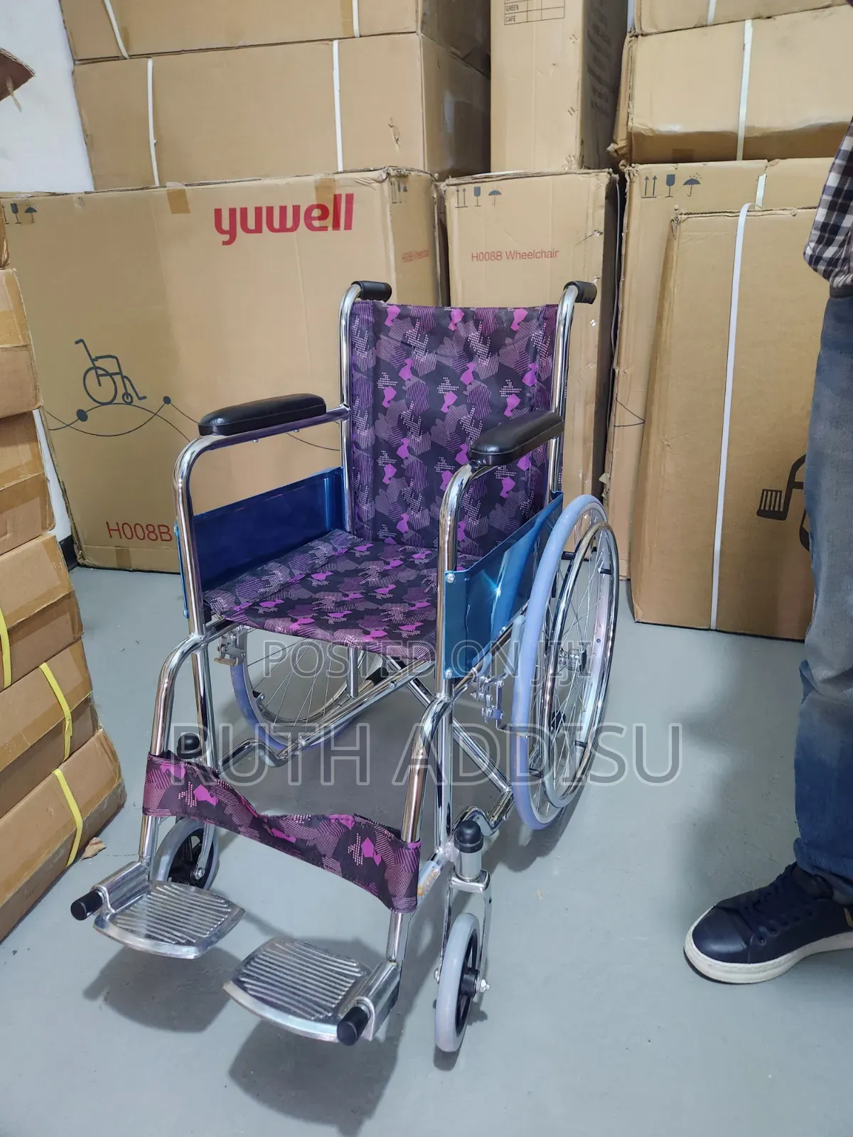 Supply Pediatric Manual Wheelchair Wholesale Factory Wheelchair ዊልቸር