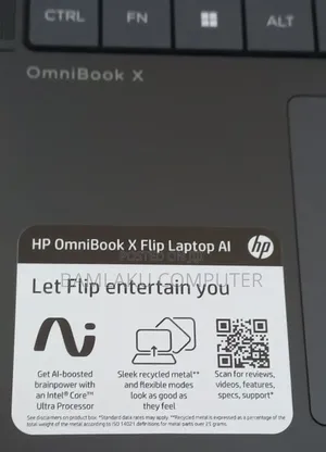 New Laptop HP OmniBook X Flip 16" 16GB Intel Core Ultra 7 SSD 1T