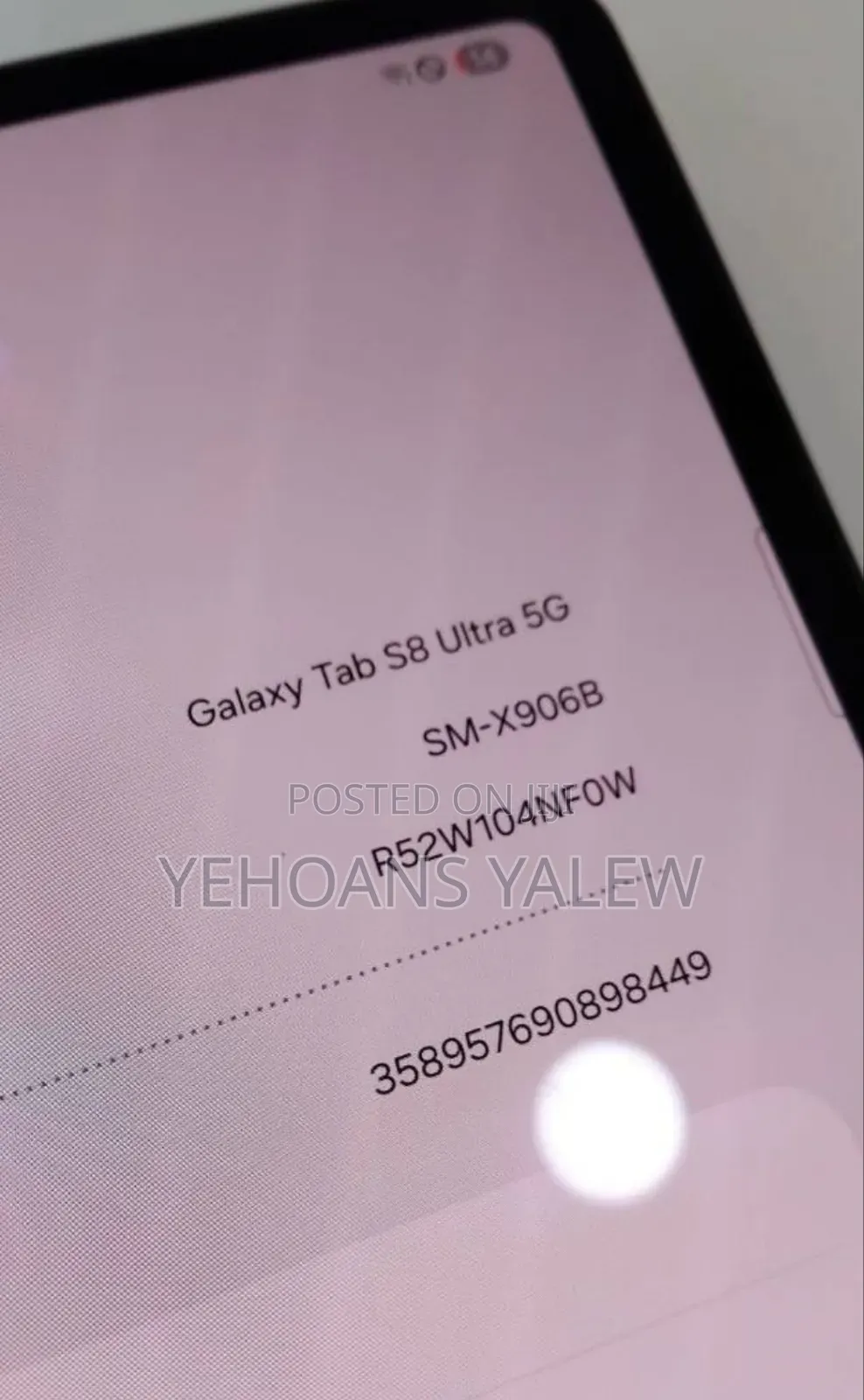 New Samsung Galaxy Tab S8 Ultra 256 GB