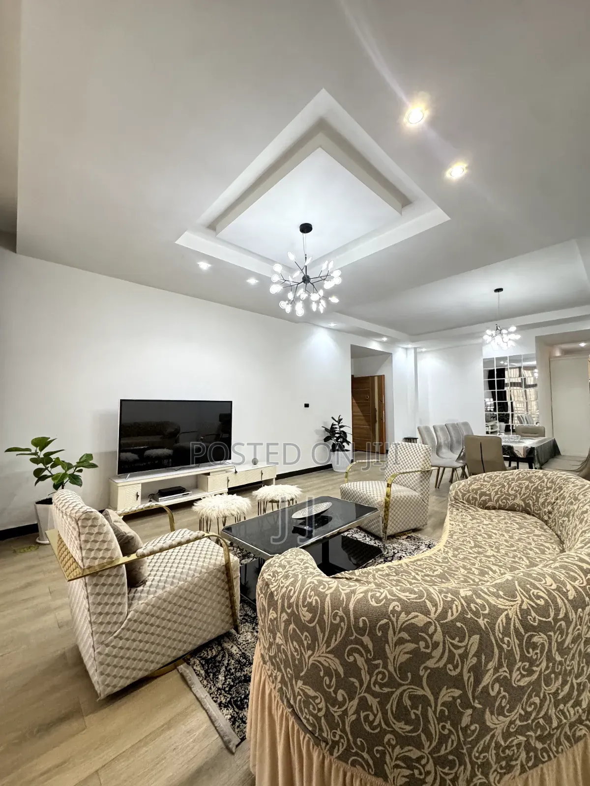 Furnished 3bdrm Apartment in Kirkos for rent
