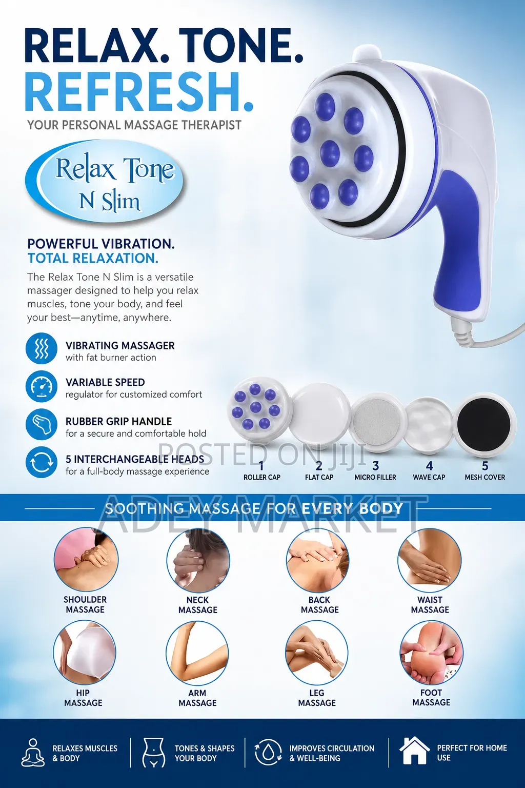 Relax and Spin Tone Massager