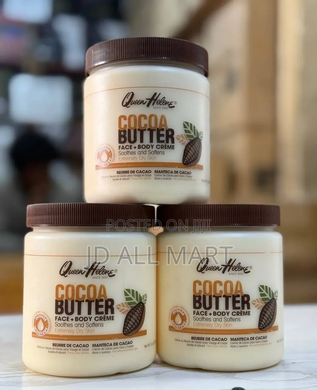 Queen Helene Cocoa Butter Face + Body Crème Jar
