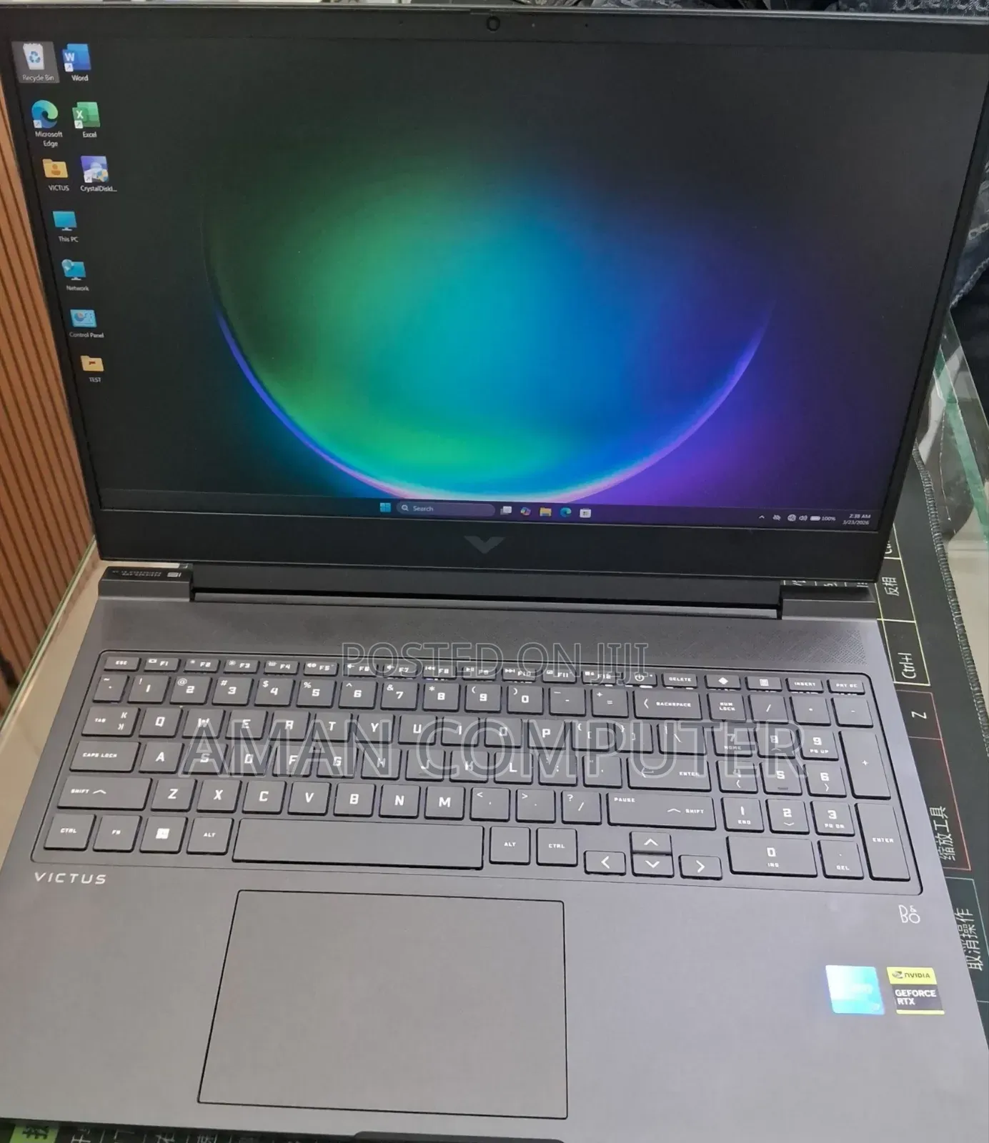 New Laptop HP Victus 16 16GB Intel Core i7 SSD 1T