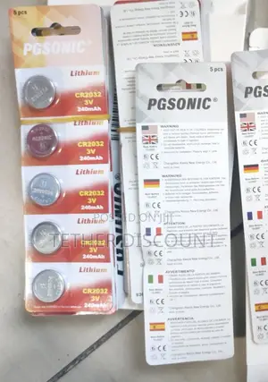 Pgsonic 3v Lithium Coin Battery / ኦሪጂናል የኮምፒዩተር ባትሪ