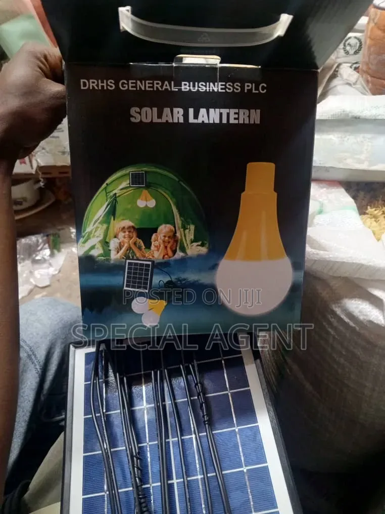 Solar Lantern With Portable Solar Panel – DRHS General Business PLC
