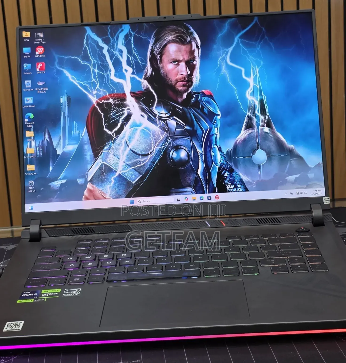 New Laptop Asus ROG Strix G15 16GB Intel Core i9 SSD 1T