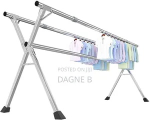 Heavy-Duty Stainless Steel Clothes Drying Rack የልብስ ማስጫ