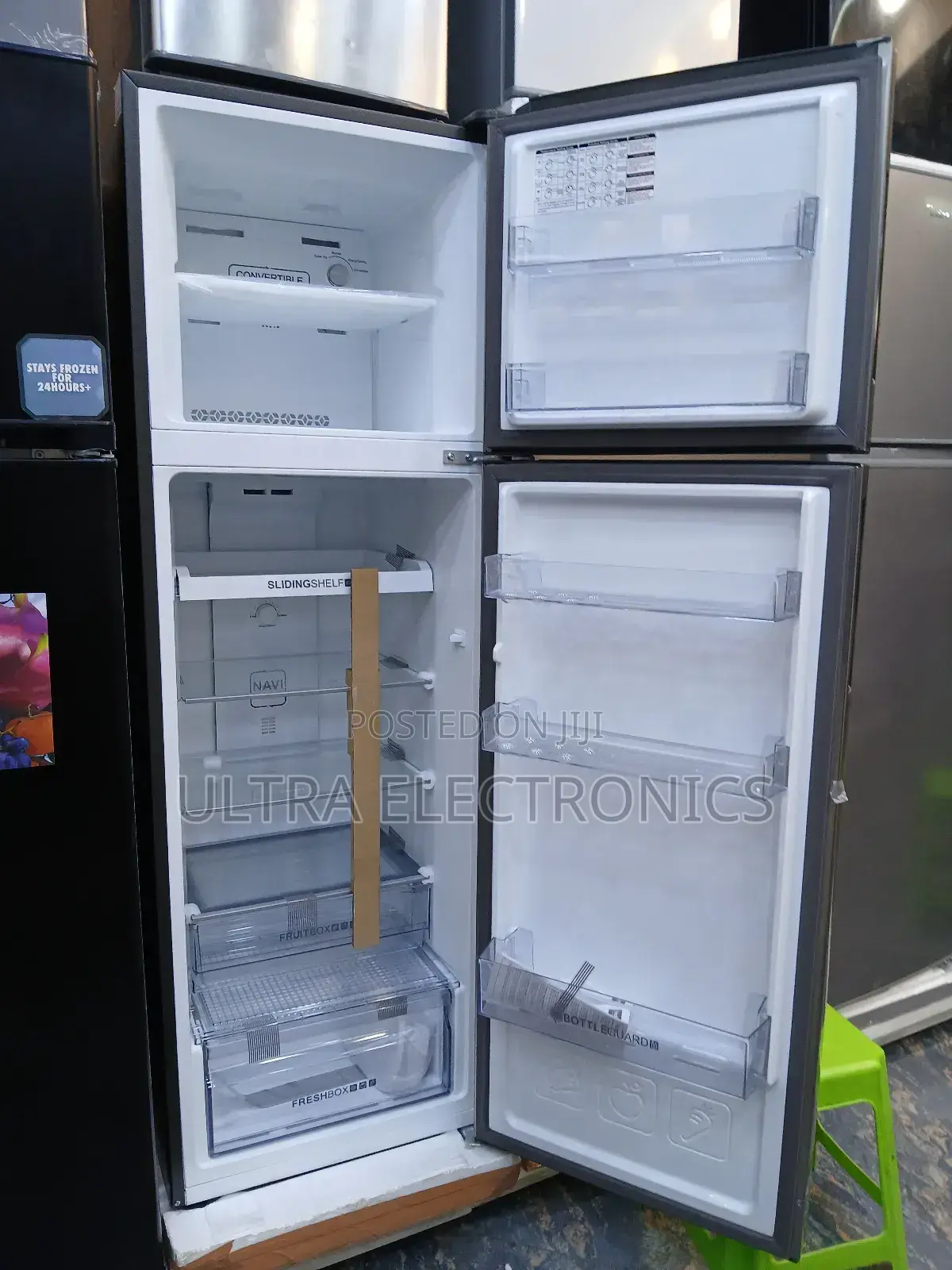Haier 310-Liter Double Door Refrigerator With a Stainless Steel
