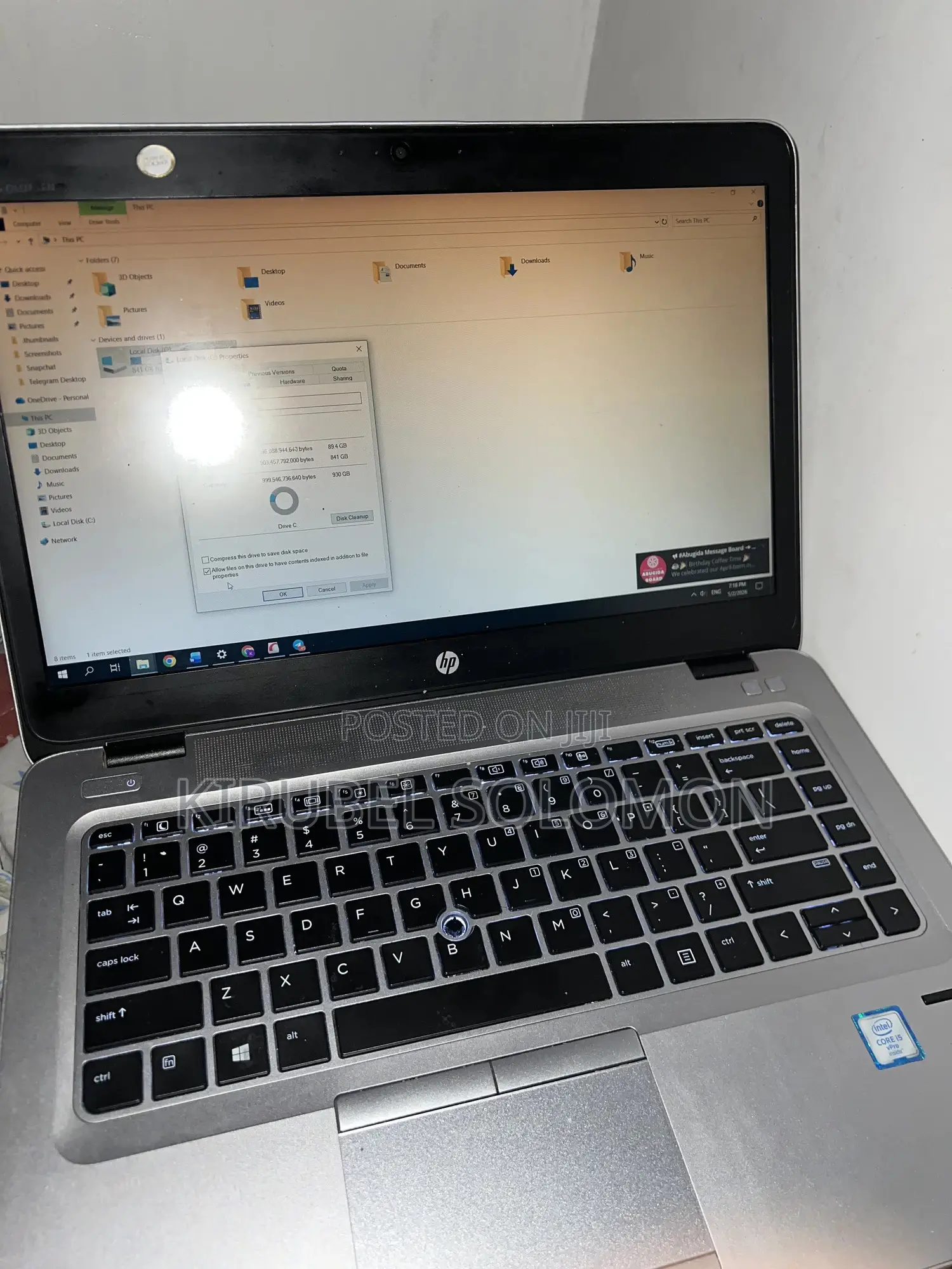 Laptop HP EliteBook 840 8GB Intel Core i5 HDD 1T