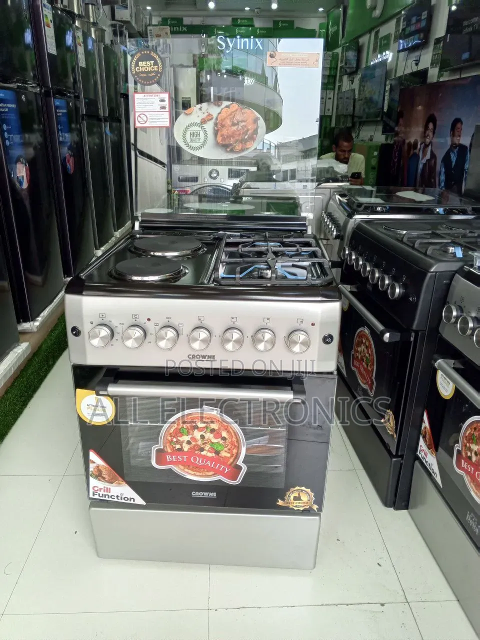 Crowne 2×2 Freestandig Oven