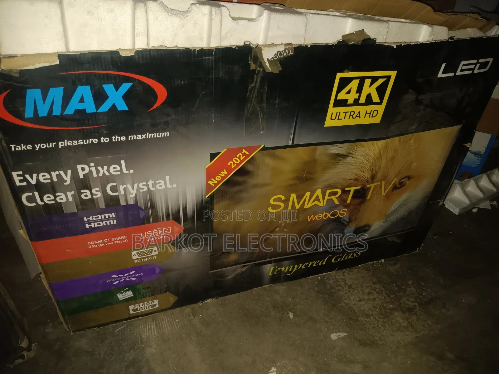 Max Smart Tv 50 Inch Andraid Doubel Gelass 2025 Quality Brand