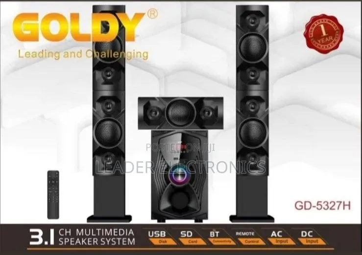Goldy 3.1ch Multimedia Home Theaters Speaker System